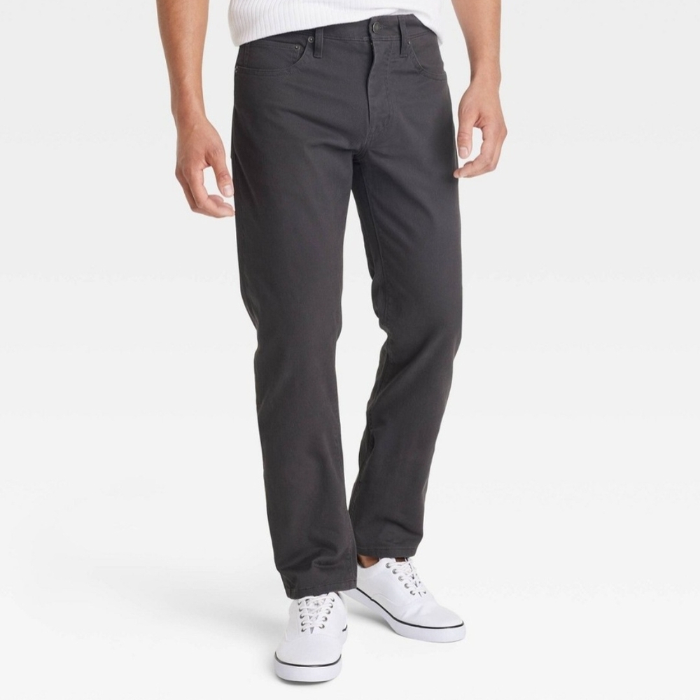 Goodfellow & Co Men’s Slim Fit 5-Pocket Pants – Dark Gray 34x30 Casual